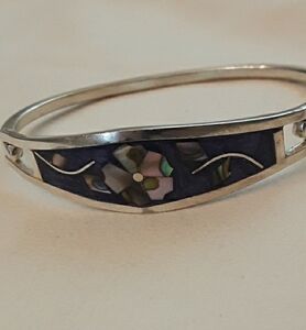 Taxco Mexico inlay bracelet